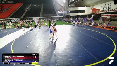 105 lbs Round 4 (16 Team) - Grace Loutzenhiser, Alaska vs Caroline Pastrana, Utah