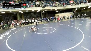 95 lbs Cons. Round 5 - Monica Alvarez, Unattached vs Evelyn Torres, Unattached