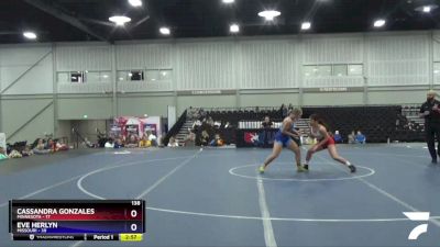 138 lbs Round 5 (6 Team) - Cassandra Gonzales, Minnesota vs Eve Herlyn, Missouri