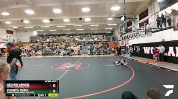 71 lbs Quarterfinal - Cheston Kimes, Thermopolis Wrestling Club vs Archer Wenzel, Powell Wrestling Club