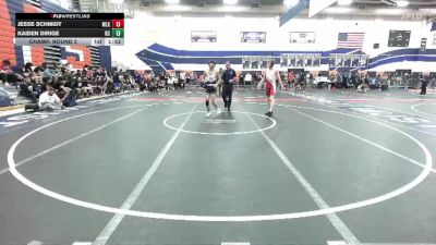 132 lbs Champ. Round 2 - Jesse Schmidt, ML King vs Kaiden Dirige, Rancho Cucamonga