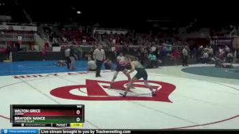 160 lbs Champ. Round 3 - Wilton Grice, Clover vs Brayden Nance, Cherokee Bluff