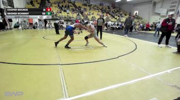 126 lbs Semifinal - Cooper Mounce, Har-Ber High School vs George Schimidt, Vinita JH