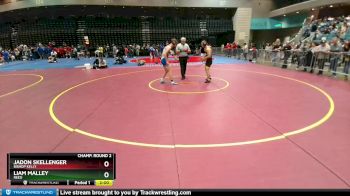 150 lbs Champ. Round 2 - Jadon Skellenger, Bishop Kelly vs Liam Malley, Reed