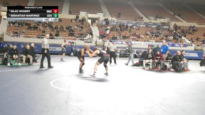 167-D1 Quarterfinal - Sebastian Martinez, Corona Del Sol High School vs Silas Vickery, Red Mountain High School