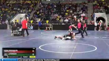 115 lbs Champ. Round 2 - Lily Leininger, Boone vs Nabi Emmanuel, Iowa City, City High