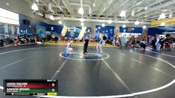 106 lbs Placement (16 Team) - Jaxon Walker, Team Barracuda vs Dawson Brown, Bomb Squad