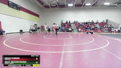 144 lbs Champ. Round 1 - Aedan McBride, PARK HILL vs Brian SeoaneCancino, LIBERTY NORTH