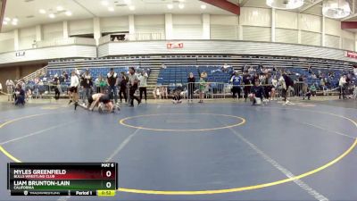 149 lbs Cons. Round 2 - Myles Greenfield, Bulls Wrestling Club vs Liam Brunton-Lain, California