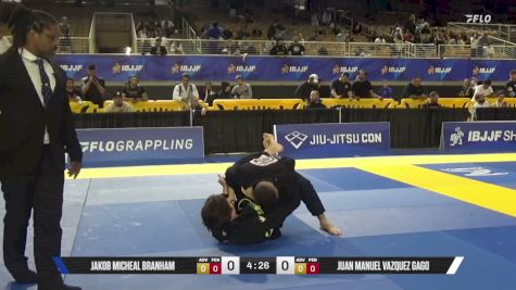 Juan Manuel Vazquez Gago vs Jakob Micheal Branham 2026 Pan Jiu Jitsu IBJJF Championship