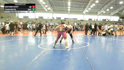 285 lbs Round Of 16 - Matthew Scott, LAW Blue - HSB vs Colin Whyte, Quest School Of Wrestling Black - HSB