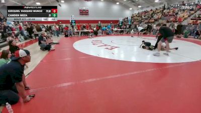 41-44 lbs Round 4 - Ezequiel Vasquez Munoz, Platte Valley Jr. Wrestling vs Camden Meza, Junior Bulldogs