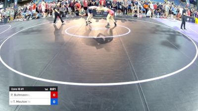 100 lbs Cons 16 #1 - Pierce Bultmann, IL vs Triston Mouton, TN