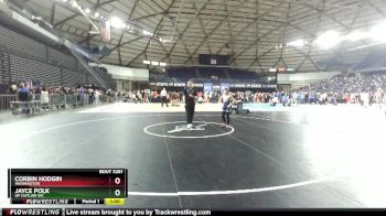 88 lbs Cons. Round 2 - Jayce Polk, UP Outlaw WC vs Corbin Hodgin, Washington