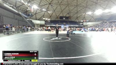 88 lbs Cons. Round 2 - Jayce Polk, UP Outlaw WC vs Corbin Hodgin, Washington