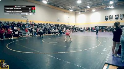 120 lbs Quarterfinal - Jayla Musselman, Nixa vs Lindsay Rampani, St Clair