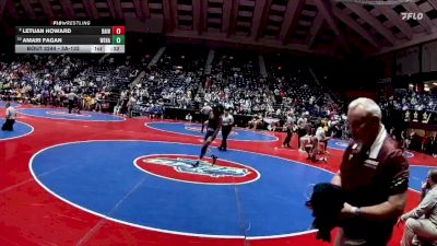 3A-132 lbs Cons. Round 2 - Amari Fagan, West Hall vs LeTuan Howard, Bainbridge