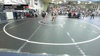 125 lbs Champ. Round 2 - Krista Green, El Rancho vs Mary Jane O`neil, Marina