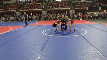 58 lbs Cons. Round 2 - Logan Thompson, Champawat vs Myles Williams, Montana Disciples