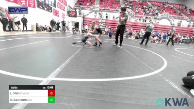 58 lbs Consi Of 8 #2 - Liam Melvin, Woodward Youth Wrestling vs Ryatt Saunders, Shelton Wrestling Academy