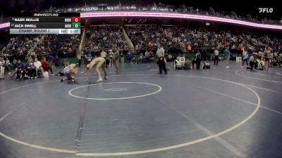 2A 215 lbs Champ. Round 1 - Nash Mullis, North Stanly vs Jack Ewell, Ayden-Grifton High School