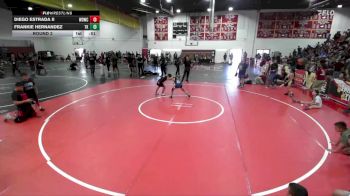 81-87 lbs Round 2 - Frankie Hernandez, TOTAL KAOS vs Diego Estrada Ii, Wolves Den Wrestling Club
