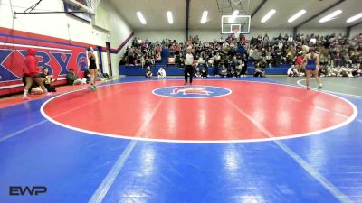 96 lbs Quarterfinal - Gray Parker, Bixby JH Girls vs Chloe Strawn, Sand Springs JH (SS)