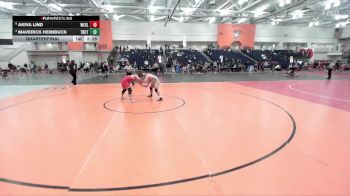 165 lbs Quarterfinal - Maverick Heimbuck, Trinity (CT) vs Akiva Lind, Wesleyan (CT)
