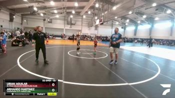 83 lbs Quarterfinal - Armando Martinez, Takedown-City Wrestling vs Urian Aguilar, El Paso Wildcats Wrestling Club