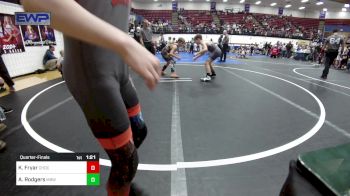 100 lbs Quarterfinal - Kanyon Fryar, Choctaw Ironman Youth Wrestling vs Ayden Rodgers, Mustang Bronco Wrestling Club