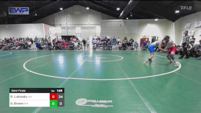 150 lbs Semifinal - Rider Ludrosky, University High School vs Garrett Brown, Ripley High School