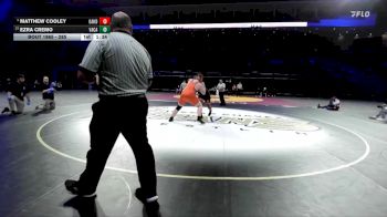 285 lbs 1st Place Match - Matthew Cooley, Oakdale vs Ezra Cremo, Vacaville