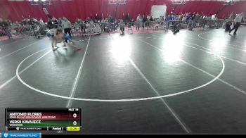113 lbs Cons. Round 4 - Versii Kavajecz, Wisconsin vs Antonio Flores, Fond Du Lac High School Wrestling