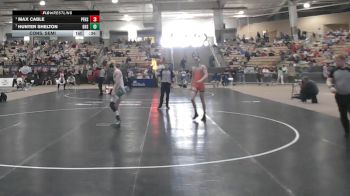 A 150 lbs Cons. Semi - Max Cable, Pigeon Forge High School vs Hunter Shelton, Greeneville High School