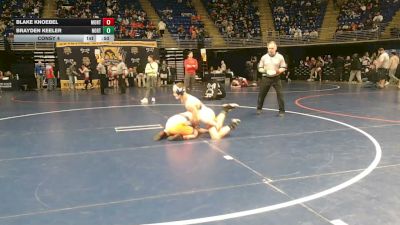 125 lbs Consy 4 - Blake Knoebel, Montgomery vs Brayden Keeler, Northwest
