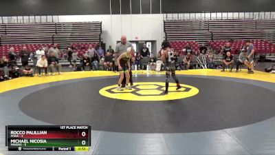 80 lbs Placement Matches (8 Team) - Rocco Palillian, POWA vs Michael Nicosia, Minions