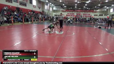 80 lbs Cons. Round 1 - Finnian Kolbow, Forest Lake Wrestling Club vs Archie Nelson, N8