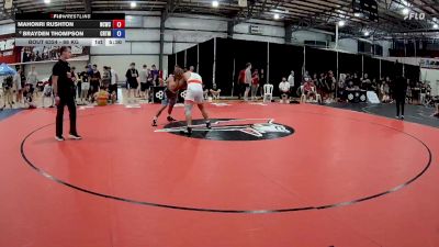 86 kg Cons. Round 4 - Mahonri Rushton, Northern Colorado Wrestling Club vs Brayden Thompson, Cowboy RTC/ Titan Mercury Wrestling Club (TMWC)