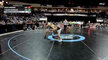 4A 127 lbs Cons. Round 1 - Elijah Gonzales, Pojoaque Valley vs Isaac Herrera, Chaparral