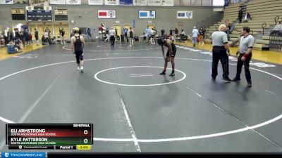 130 lbs Semifinal - Eli Armstrong, South Anchorage High School vs Kyle Patterson, South Anchorage High School