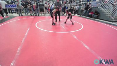 66 lbs Rr Rnd 2 - Roselyn Mosby, Wyandotte Youth Wrestling vs Emma Luper, Jay Wrestling Club