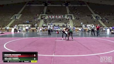 5A 132 lbs Cons. Round 3 - Denver Mckissick, Elmore County School vs William Gaines, John Carroll Catholic HS