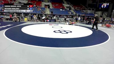 150 lbs Cons. Sub-rd Of 64 - Joshua Miguel Ortiz, NJ vs Richard Dunlavey, AK