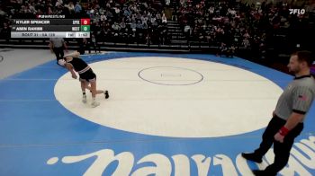 5A 126 lbs Champ. Round 1 - Kyler Spencer, Spanish Fork vs Amin Rahimi, West