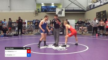 63 kg Semifinal - Dalton Roberts, NYAC/NMU vs Kyle Evans, Western Wyoming