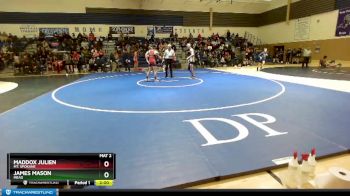 126 lbs Quarterfinal - James Mason, Mead vs Maddox Julien, Mt. Spokane