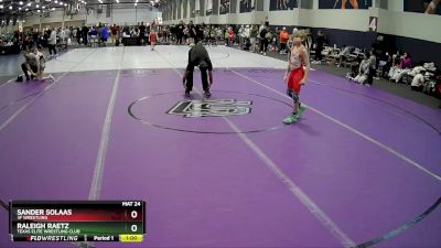 80 lbs Quarterfinal - Sander Solaas, 3F Wrestling vs Raleigh Raetz, Texas Elite Wrestling Club