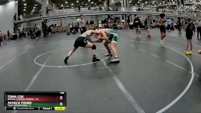 140 lbs Placement (4 Team) - Patrick Fisher, Team Germantown vs Toma Cox, Revival Uprising Orange