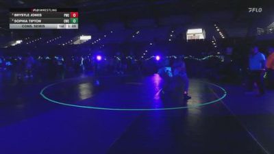 140 lbs Cons. Semis - Sophia Tipton, Champions Wrestling Club vs Brystle Jones, Peak Wrestling Club