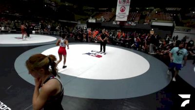 110 lbs Tatum Wagner, NAWA - North Area Wrestling Association vs Tessa Fortenbaugh, OCWA - Orange County Wrestling Association